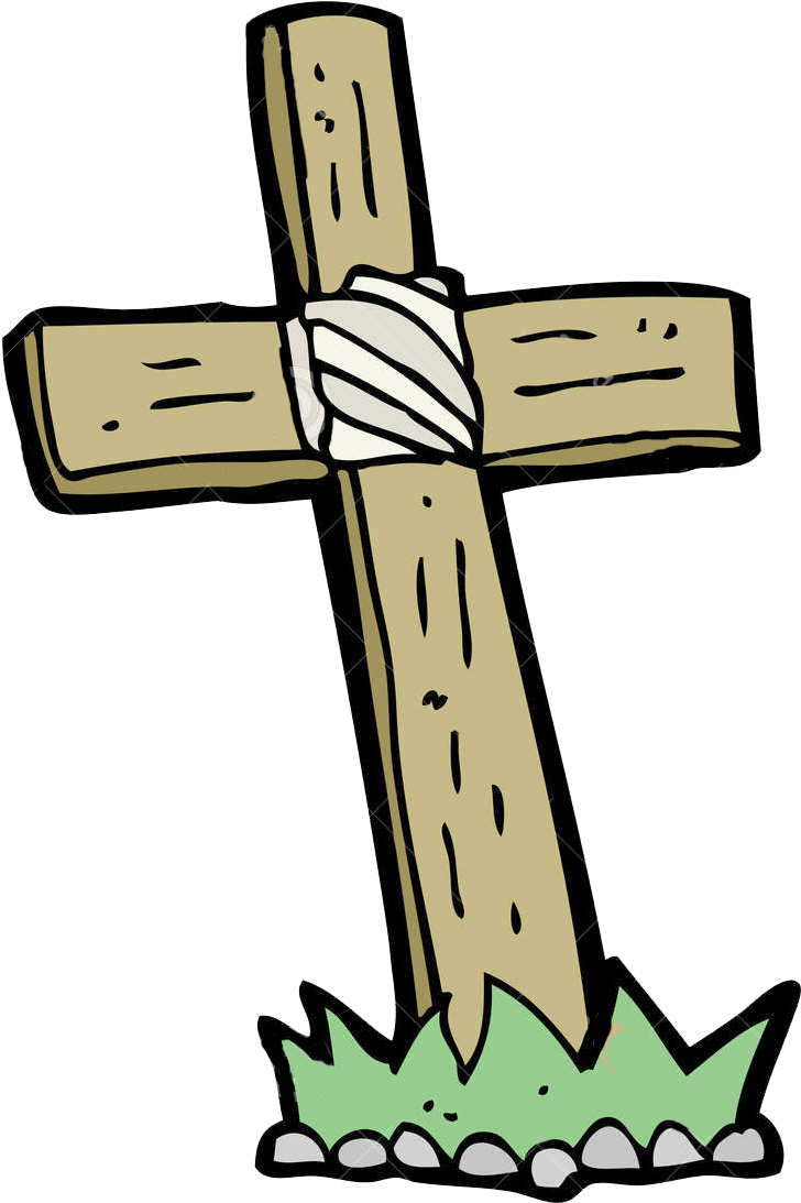 Worship Leaders - Wooden Cross Cartoon - Full Size PNG Clipart Images ...