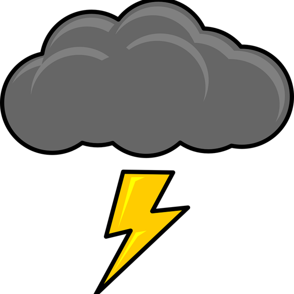 Storm Cloud Clipart Thundercloud Cloud Storm Free Vector - Thunder Clip ...