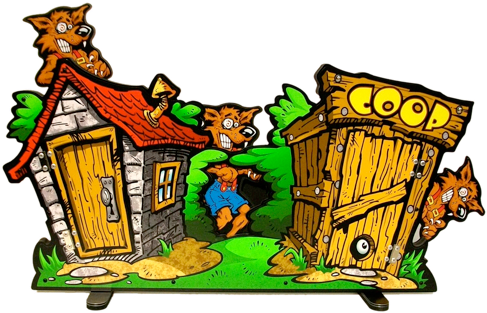 Run Wolf Run - Cartoon (510x325)