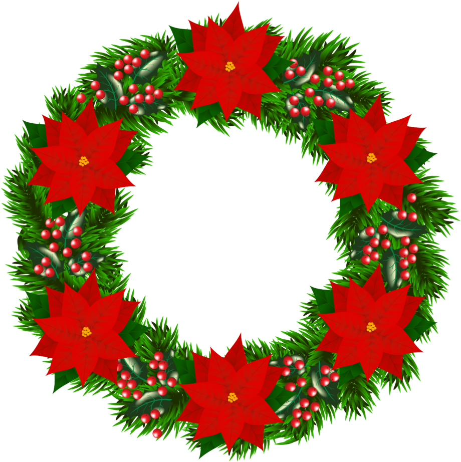 Christmas Fresh Christmas Wreath Clipart Free Christmas - Clip Art ...