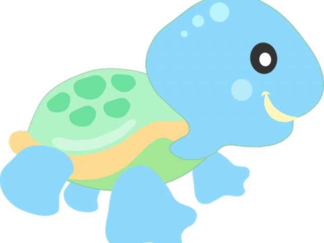 Sea Turtle Clipart Blue - Sea Turtle Clipart Blue - (640x480) Png ...