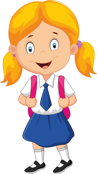 Kid1 - Girls At School Png Clipart - Full Size PNG Clipart Images Download