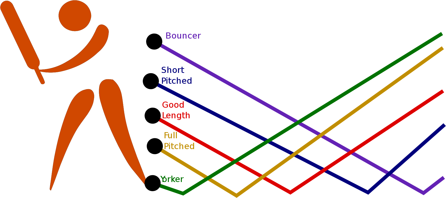 Люмин и лини. Диаграмма боулинг. Pitch and Toss. Cricket terms. Pitch length.