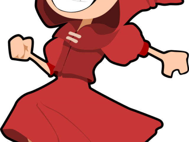 Red Riding Hood Clipart Happy Girl - Poetry (640x480)