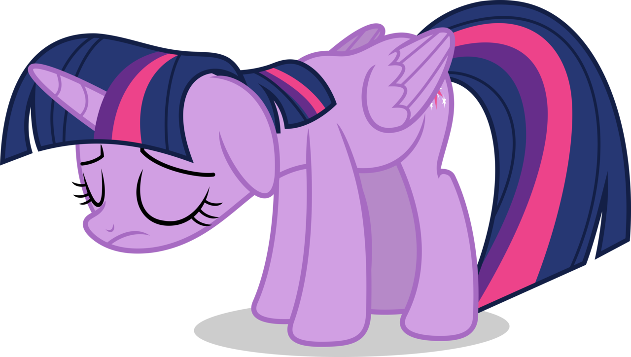 Mlp Fim Twilight Sparkle Vector - My Little Pony Twilight Sparkle Sad.