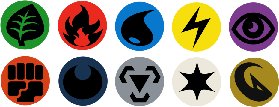 Pokemon Type Symbols Download - Pokemon Card Symbols - (1024x459) Png ...