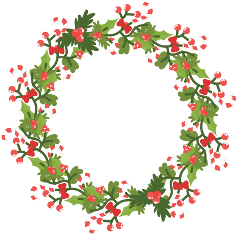 Vector Library Stock Christmas Canes Icon Transparent Christmas Wreath Png Transparent Full