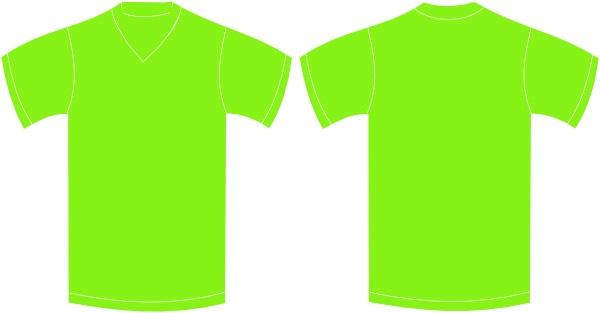 Green v. Футболка вектор салатовая детская PNG. V-Neck Clipart. V Neck picture for Kids transparent.