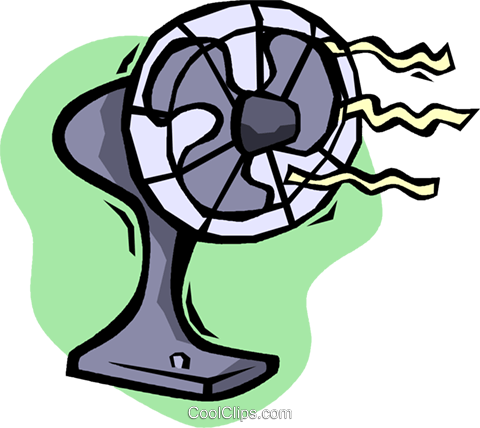 Electric Fan Royalty Free Vector Clip Art Illustration - Electric Fan ...