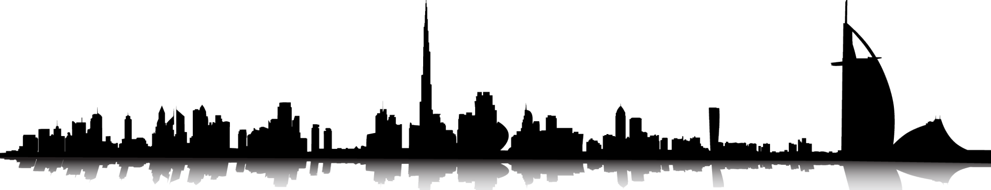 New York City Clip Art Cliparts Best Dubai Cityline 2000x384 Png Clipart Download