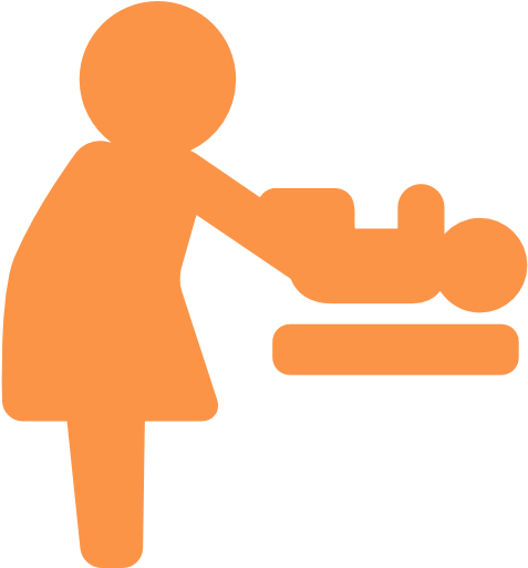 Infant Care - Cambiador Bebe Icono (512x512)