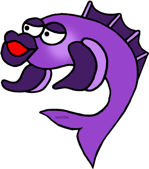 Purple Fish - Purple Fish - Full Size PNG Clipart Images Download