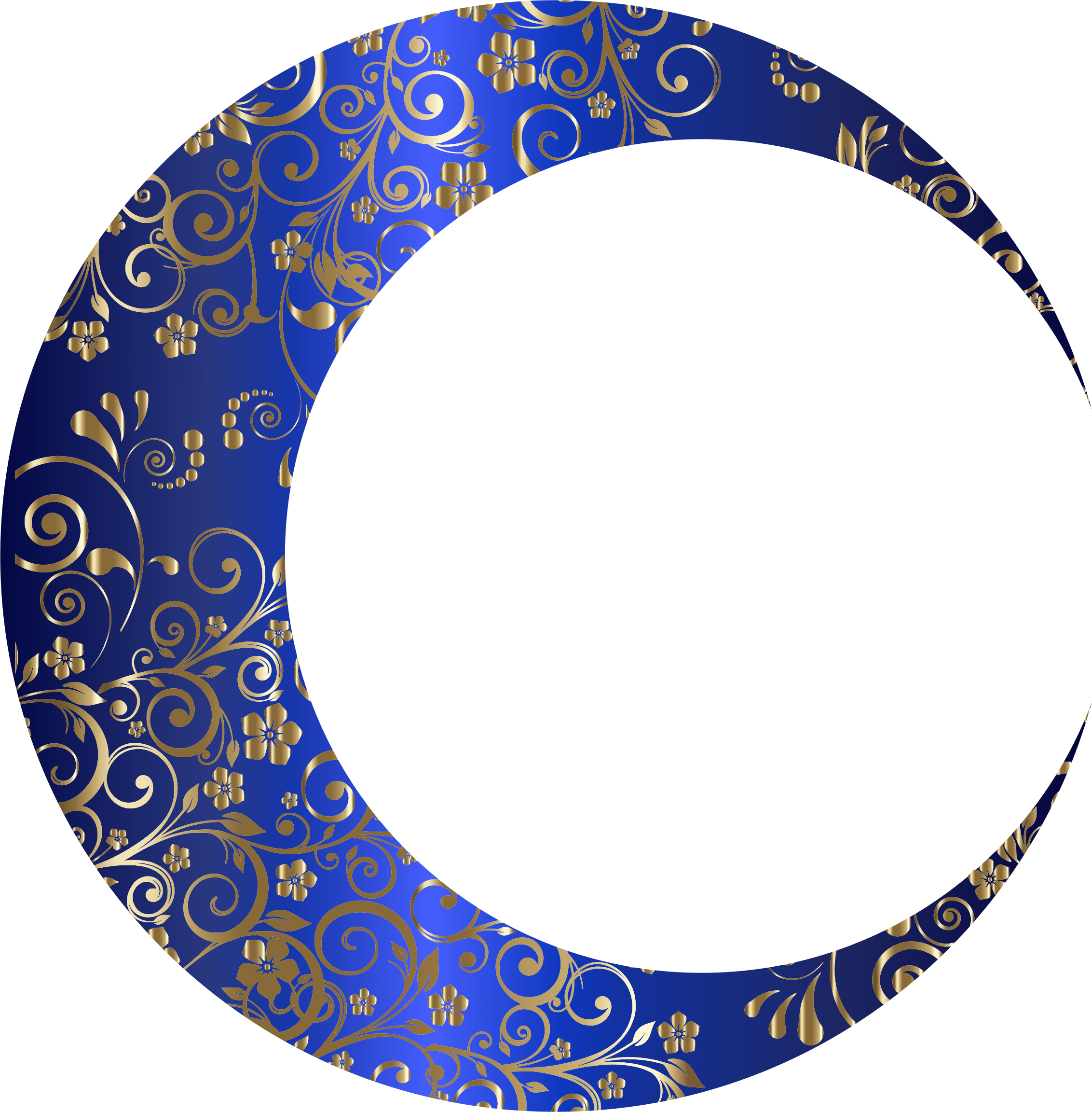 Crescent Moon - (2264x2304) Png Clipart Download