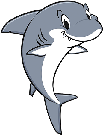 Shark Clip Art - Cartoon Shark Vector - Full Size PNG Clipart Images ...