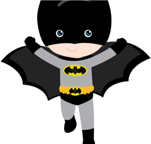 Batman Clipart Cute Baby - Topo De Bolo Batman - (640x480) Png Clipart  Download