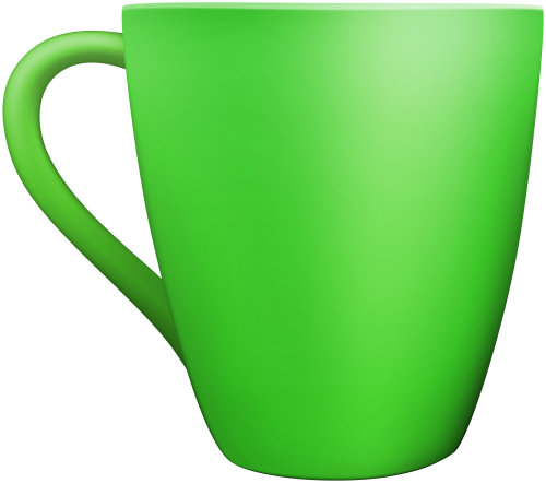 Green Ceramic Mug Png Clip Art - Green Mug Clip Art (500x442)