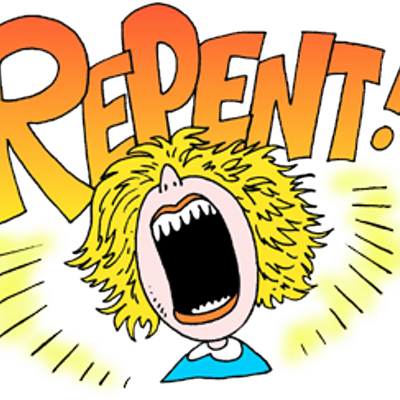 Let's Repent - Repent Clip Art (400x400)