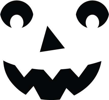 Jack O Lantern Template - Bear Smiling Evil - Full Size PNG Clipart ...