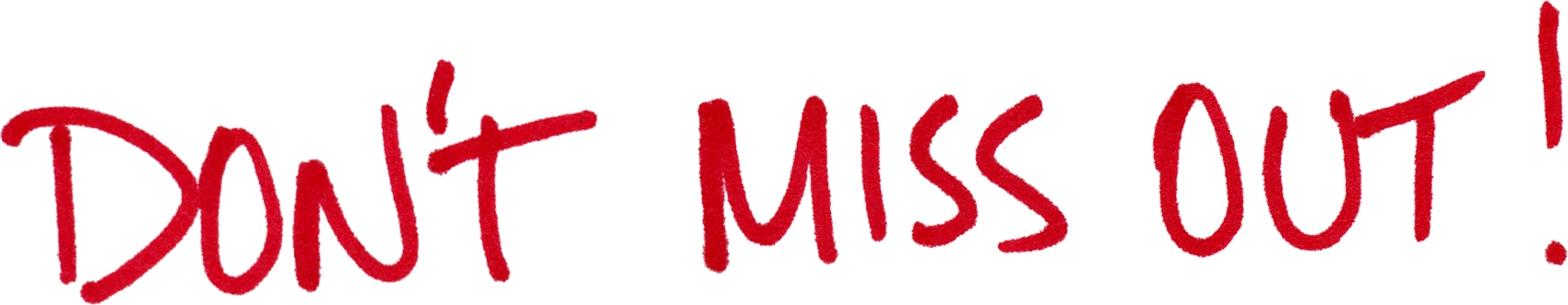 Miss out. Miss out on opportunities. To Miss. Don't Miss out.