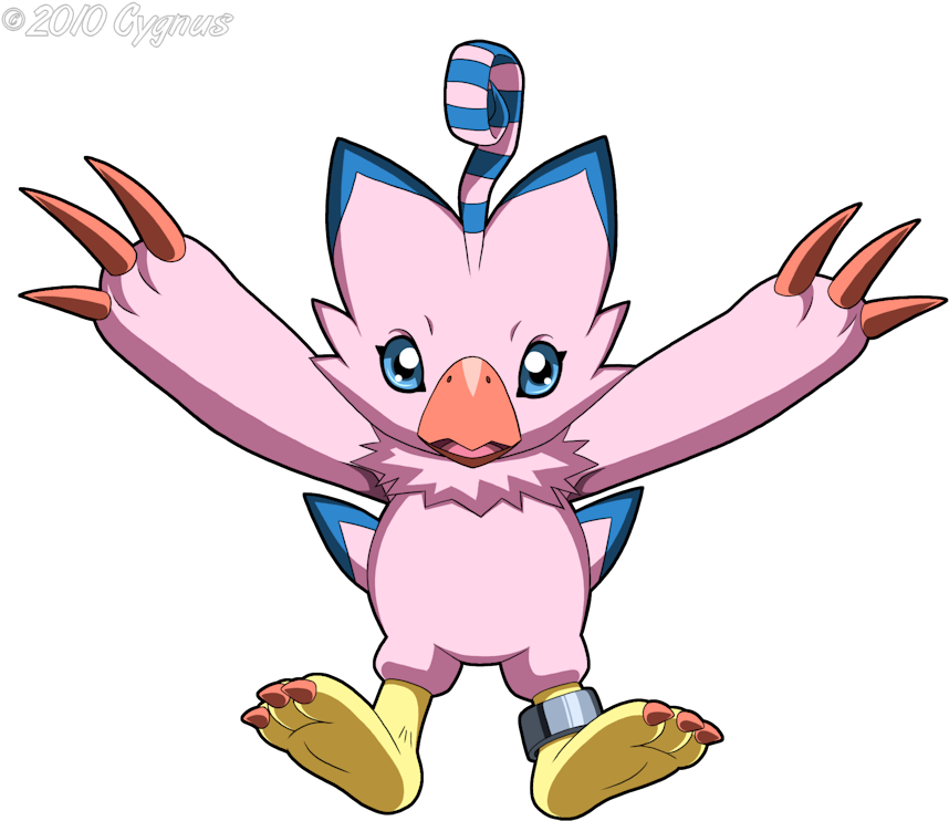 Piomon Digimon Biyomon 874x777 Png Clipart Download