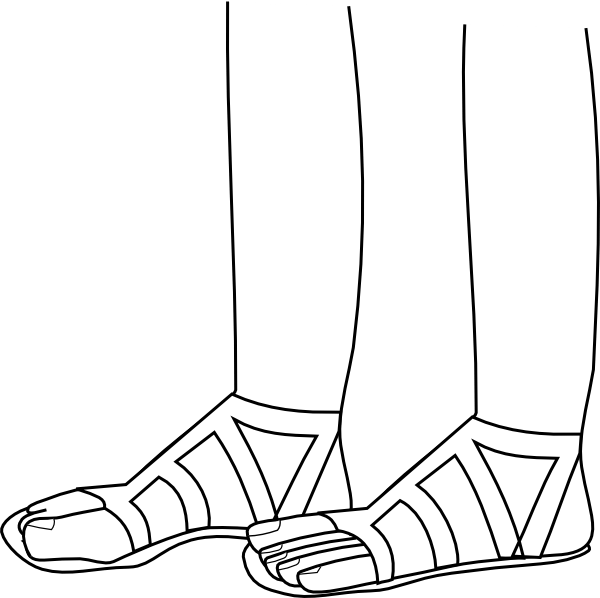 Feet Clip Art At Clker Com - Foot - (600x598) Png Clipart Download
