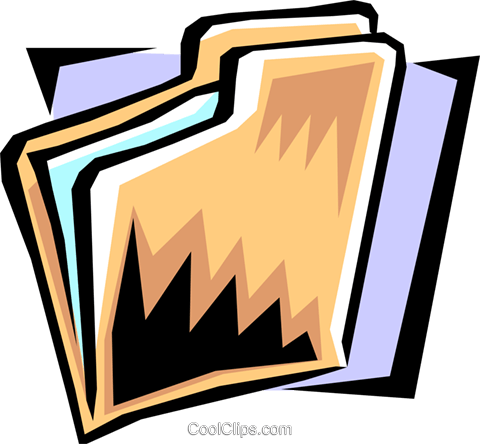 File Folder Royalty Free Vector Clip Art Illustration - File Folder Royalty Free Vector Clip Art Illustration (480x444)