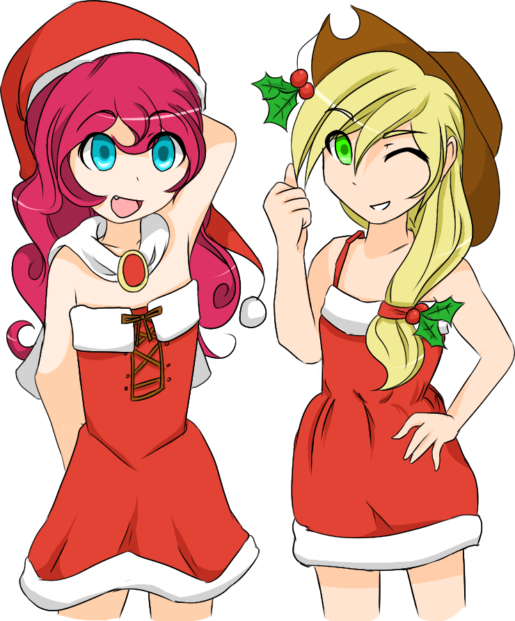 Pamman Rolled A Random Image Posted In Comment Apple Jack And Pinkie Pie Anime 740x893 Png Clipart Download