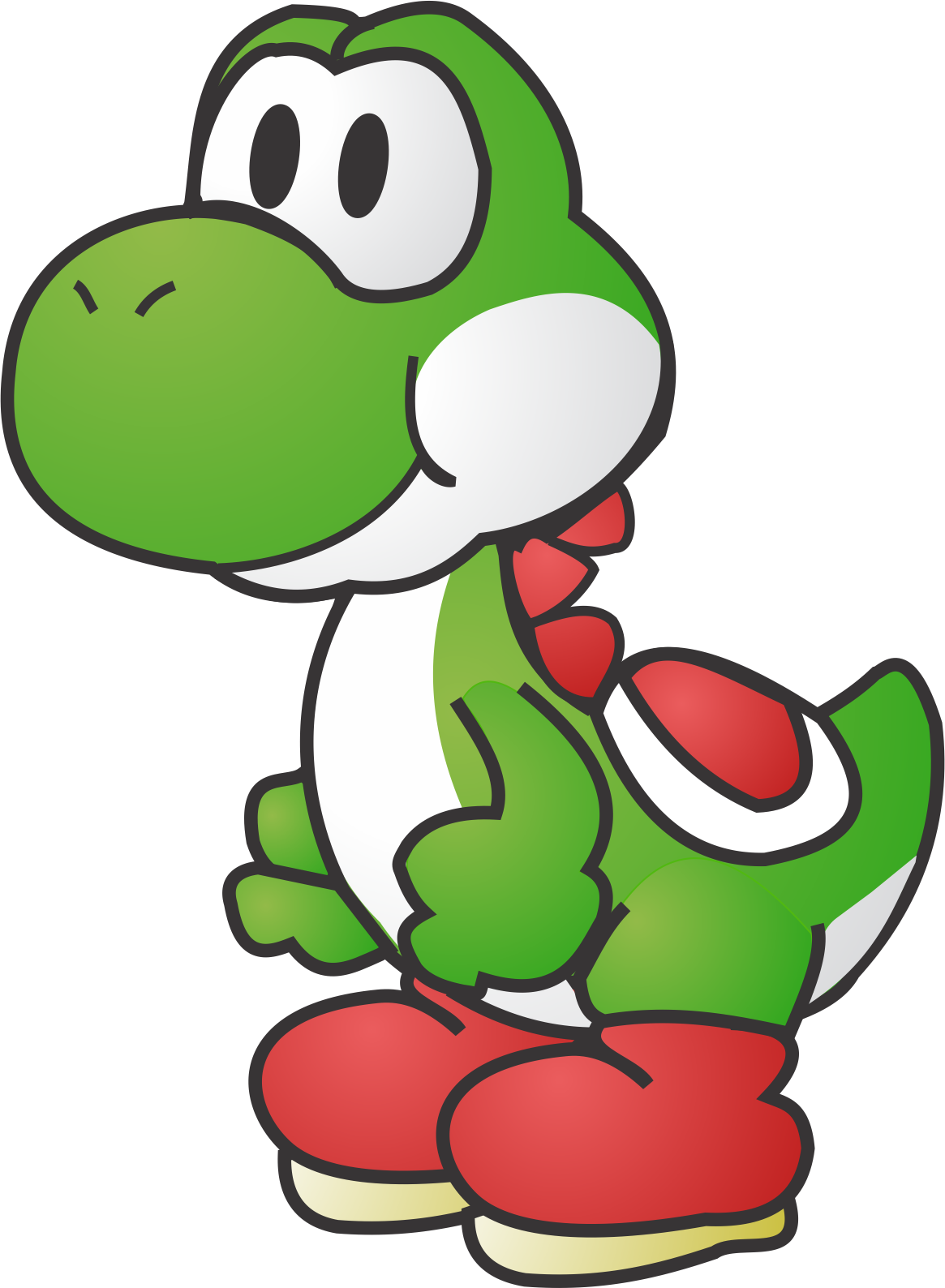 Mario Clipart Yoshi - Yoshi Mario Bros - (1165x1588) Png Clipart Download