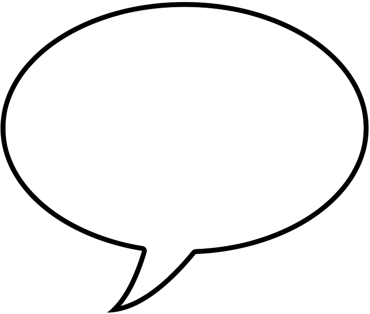 Clipart Sprechblase - Speech Bubble Black Background - Full Size PNG ...