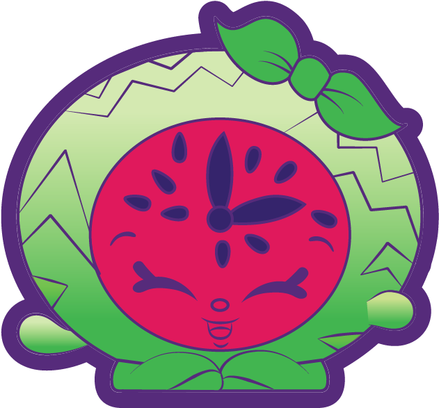 Melon Minutes Is A Common Glazed Fruits Tribe Shopkin - Shopkins Melon Minutes (834x834)