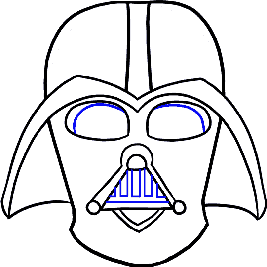 How To Draw Darth Vader In A - How To Draw Darth Vader In A - (678x600 ...