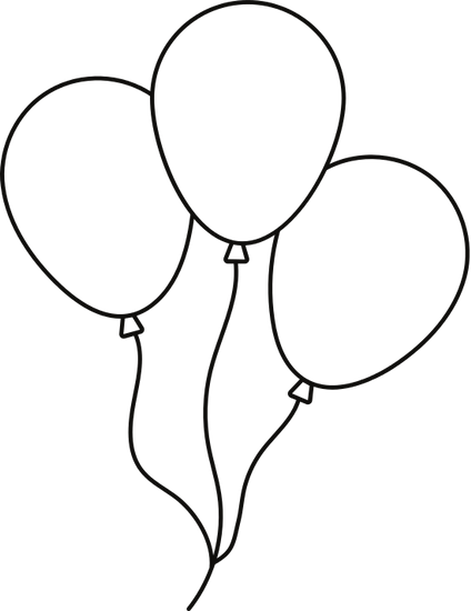 Balloons Outline Icons By Canva Corn Stalk Clip Art - Balloons Outline ...