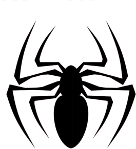 Spider-man Clipart Spyder - Spiderman Logo No Background - (338x500 ...
