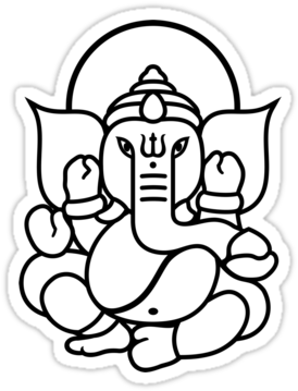 Hindu ganesha drawing Stock Illustration by ©Gobba #141931826