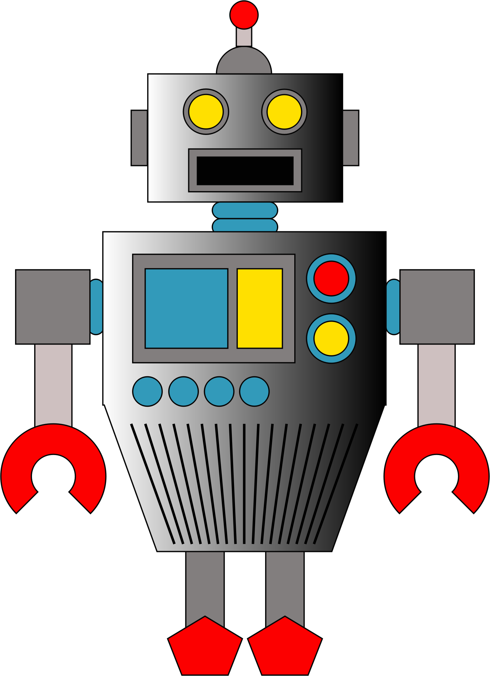 Robot Gambar Robot Mesin Png 1562x2154 Png Clipart Download