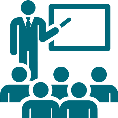 An Image Icon Of Students And A Teacher In A Classroom - An Image Icon Of Students And A Teacher In A Classroom (720x494)