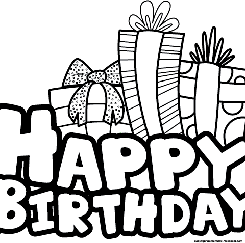 happy birthday coloring pages pictures to color and  happy