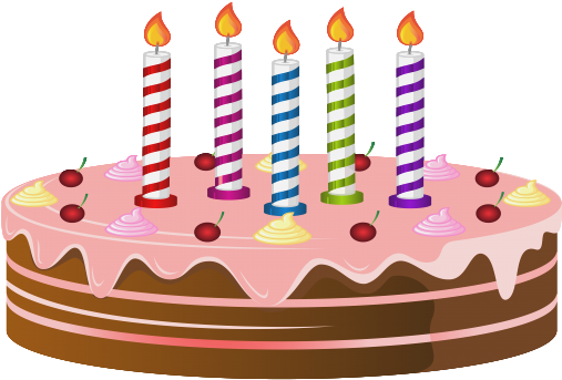 Birthday Cake Png Clip Art Image Is Available For Free - Tortas De ...