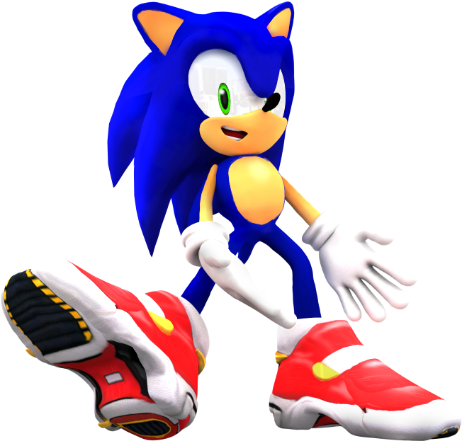 Sonic's New Soap Shoes Render By - Sonic Adventure 2 Sonic's Shoes -  (770x645) Png Clipart Download