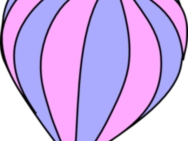 Hot Air Balloon Clipart Pink - Hot Air Balloon Clipart Pink (640x480)