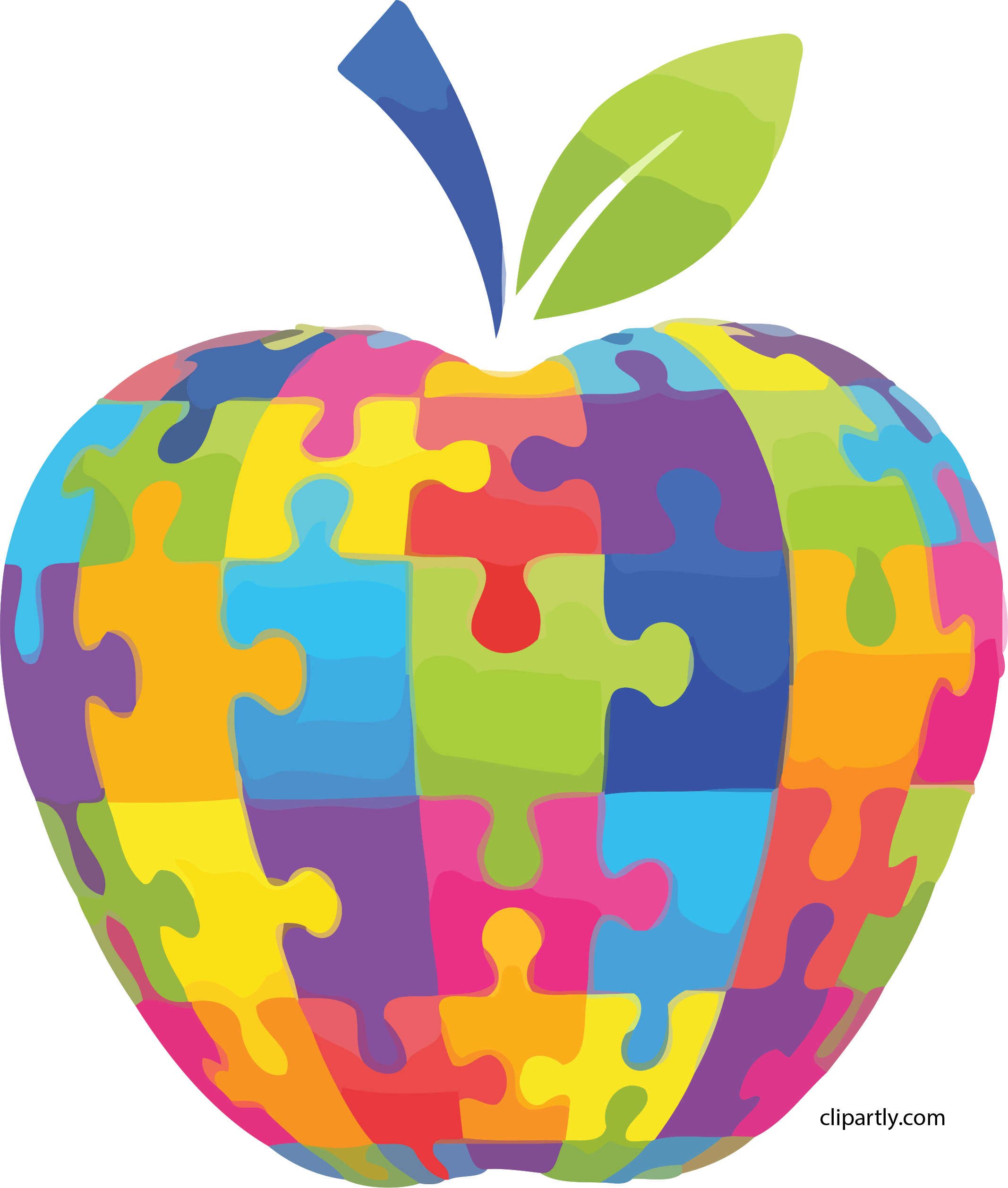 Apple Clip Art Puzzle Clipart Png - Apple Puzzle (2134x2515)