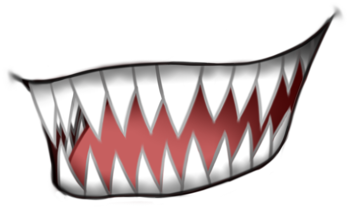 Anime Fangs Transparent Png Image - Mouth Anime Smile Png - (1600x946 ...