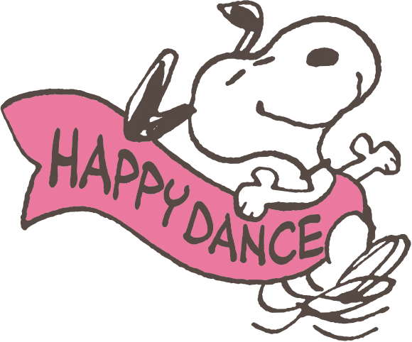 Clip Art Snoopy Happy Dance ハッピー ダンス スヌーピー ダンス 580x4 Png Clipart Download