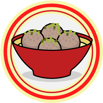 Meatball Vector Bakso - Clip Art Bakso - Full Size PNG Clipart Images ...