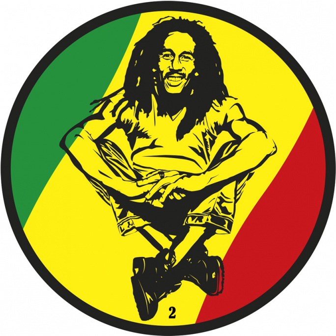 40 Adesivos Personalizados Redondo Bob Marley - Bob Marley Music For ...