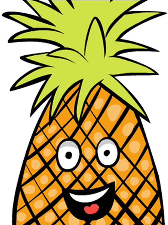 Clipart Pineapple Pineapple Fruit Clip Art - Cartoon Pineapple Png (1368x855)