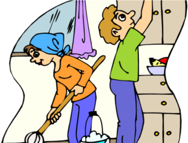 He was cleaning the room. Чистота мультяшный. Haushalt домашнее хозяйство. Clean Kitchen клипарт. Clean the House cartoon.