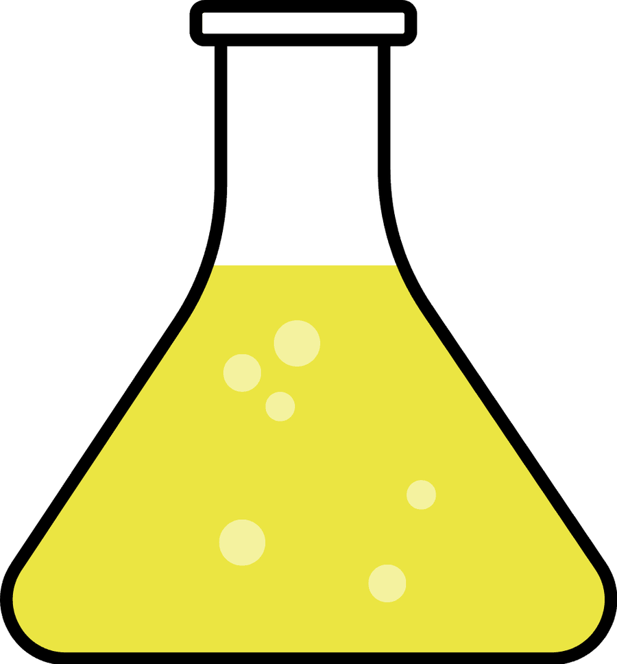 Рисунок колбы. Колба желтая прозрачная. Желтые химические колбы. Колба рисунок. Колбы химические мультяшные.