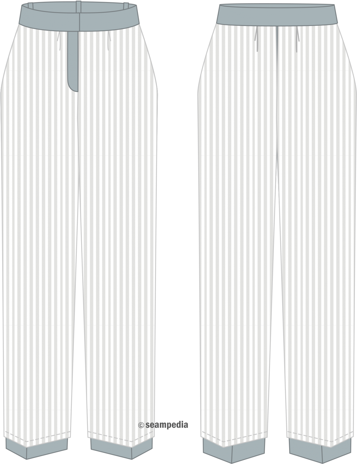 2-7 Forro Prenda Forrada Lining Garment Pantalon Throuser - Architecture (1200x1527)