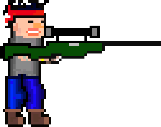 Sniper - Cartoon (650x530)